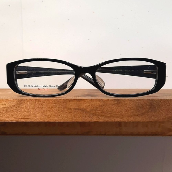 NEW prescription-ready NO SLIP Eyeglass Frame 54-16-135 black glasses, full rim - Picture 7 of 7